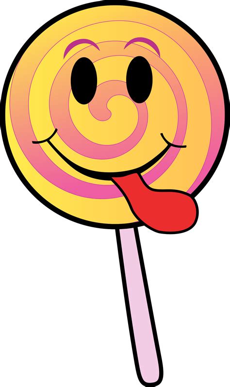 Lollipop Smiley by @roland81, A lollipop smiley., on @openclipart | Lollipop, Smiley, Clip art