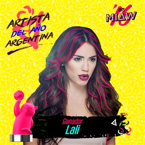 Premios Lali Espósito Y Oriana Sabatini Ganadoras En Los Mtv Miaw16