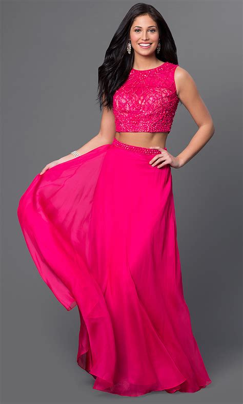 Celebrity Prom Dresses Sexy Evening Gowns Promgirl Two Piece
