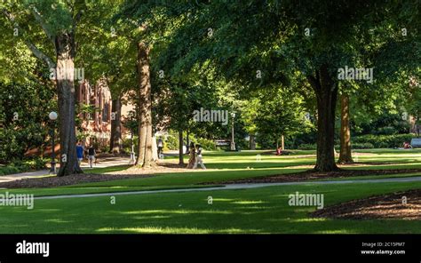 Campus Scene At The University Of Georgia In Athens Georgia Usa