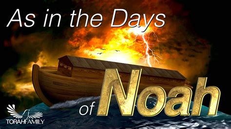 We will fix the issue in 2 days; As in the Days of Noah 4.001 | Torah Family