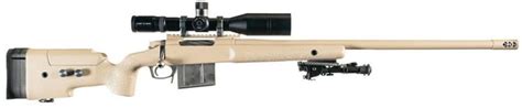 Sold Price Mcmillan Bros Mcrt Bolt Action Rifle With Schmidt Bender