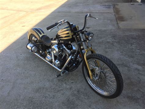 New Custom Built Motorcycle Chopper Bobber Harley Springer