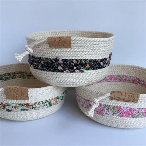 Pin By Sandra Bernardo On Love Quilt Coiled Fabric Basket Rope