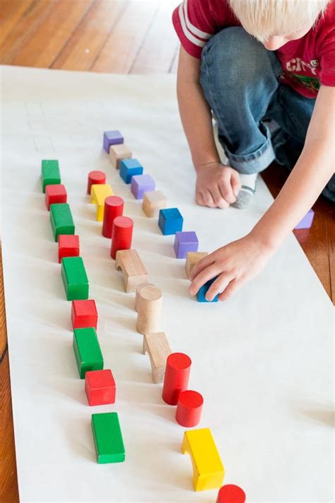 Pattern Play With Blocks Activities For Kids Adventures In Learning