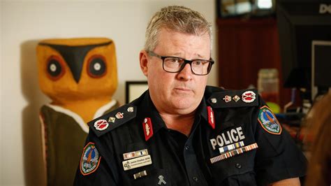 nt police commissioner jamie chalker reflects on first six months in the role including