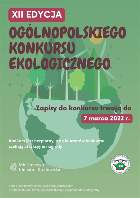 Xii Ogólnopolski Konkurs Ekologiczny Edukacja Ekologiczna Portal Govpl