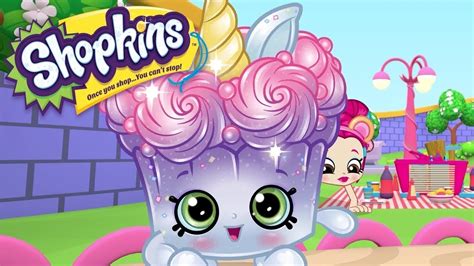 Shopkins Cartoon Super Sparkle Unicorn Muffin Cartoons For Children