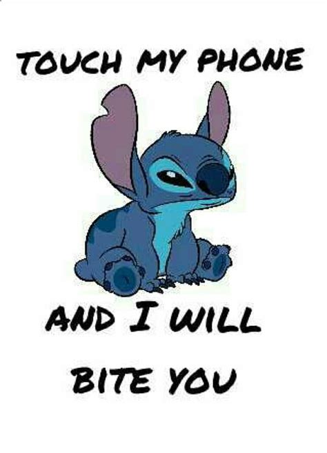 Stitch And Phone Dont Touch My Phone Funny Don T Touch My Ipad