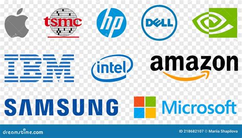 Top 10 Electronics Companies In World Editorial Photography