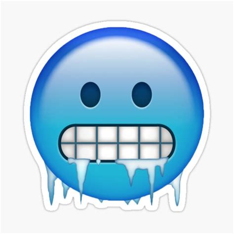 Pegatinas Cold Emoji Redbubble