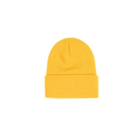 Vibrant Yellow Beanie New Yellow Beanie Beanie Knitted Hats