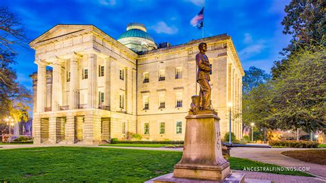 The State Capitals North Carolina Ancestral Findings