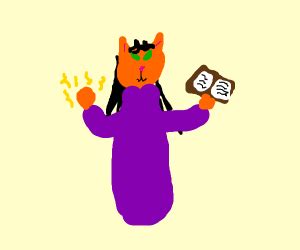 By clicking on this year's doodle, you can help a cat wizard clear ghosts from his school. google doodle wizard cat - Drawception