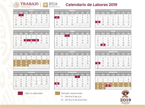Días Festivos Y Puentes Vacacionales 2019 Y 2020