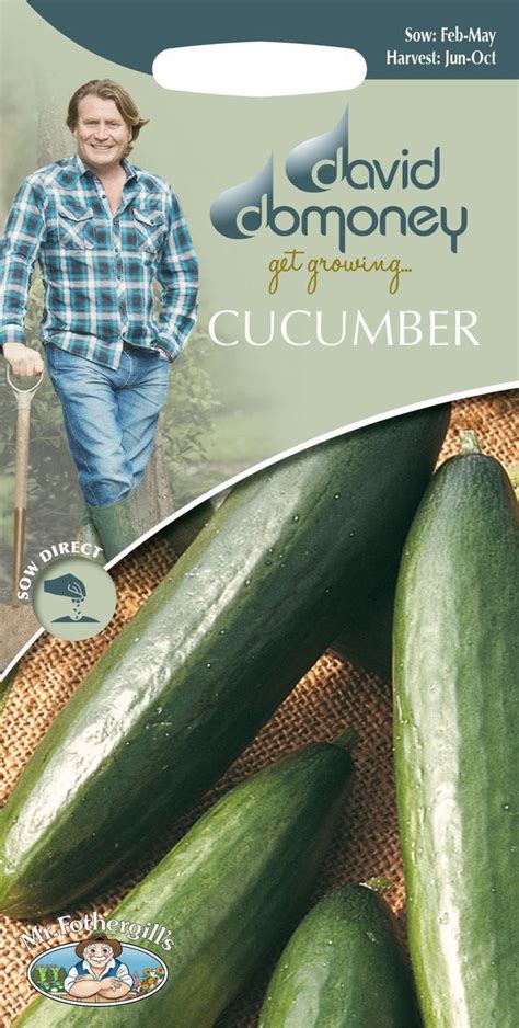 Mr Fothergills David Domoney Vegetable Cucumber La Diva 10 S Justseed