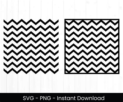 Chevron Svg For Commercial Use Chevron Pattern With Border Etsy