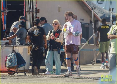 Jack Harlow Shoots Some Hoops On The Set Of White Men Can T Jump In L