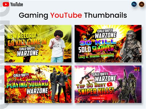 Gaming Youtube Thumbnails Uplabs