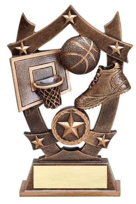 625 Basketball Trophy Sport Star Resins Royal Trophies