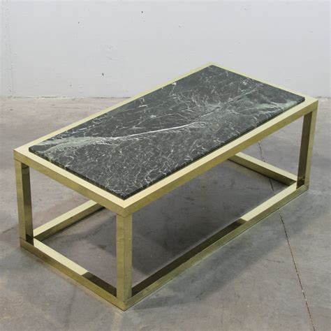 Spanish Vintage Marble And Brass Coffee Table 1970s For Sale At Pamono
