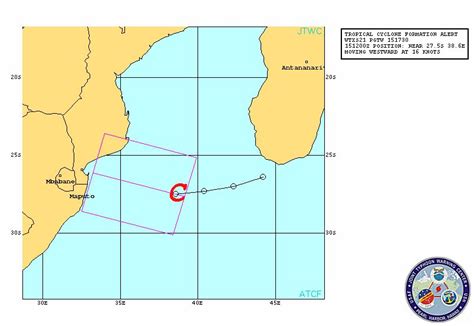 Sa Weather And Disaster Observation Service Tropical Cyclone Formation