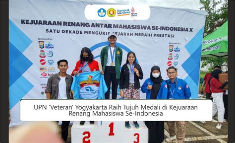 UPN Veteran Yogyakarta Raih Tujuh Medali Di Kejuaraan Renang Mahasiswa Se Indonesia UPN