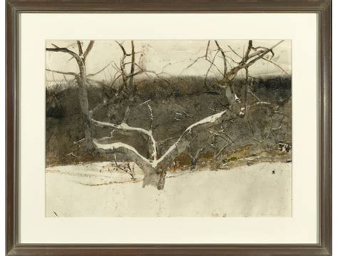 Andrew Wyeth Hill Orchard 1980 Mutualart