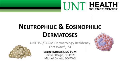 Pdf Neutrophilic And Eosinophilic Dermatoses · •other Neutrophilic