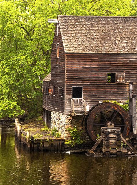 Water Wheel At Philipsburg Manor Mill House Photograph By