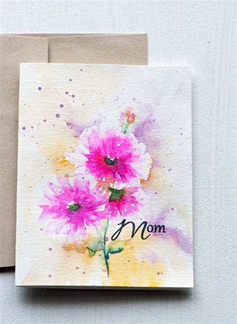 Easy Watercolor Paintings For Mothers