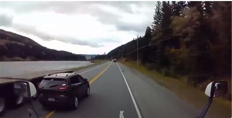 Take into account the video quality. iN VIDEO: Dash cam captures near miss between SUV and ...