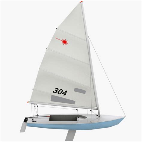 Obj Laser Sailboat