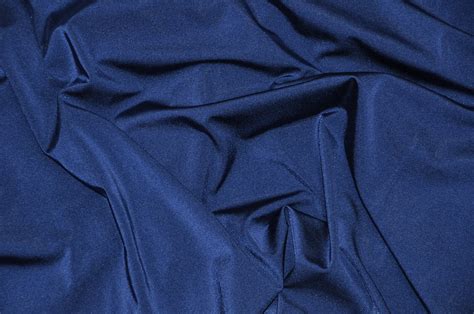 Navy Blue Nylon Spandex 4 Way Stretch Fabric By The Yard Or Etsy