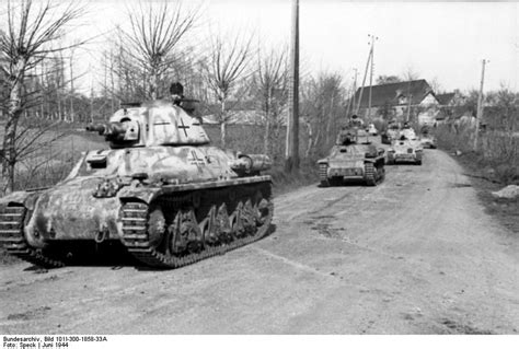 French Tanks Somua S35 Captured And Recycled By Germans Panzer