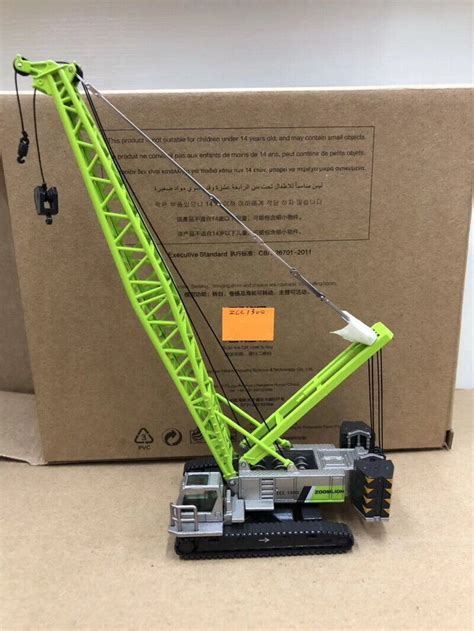 1120 Scale Zoomlion Zcc1300 Crawler Cranes Diecast Model Collection Ebay