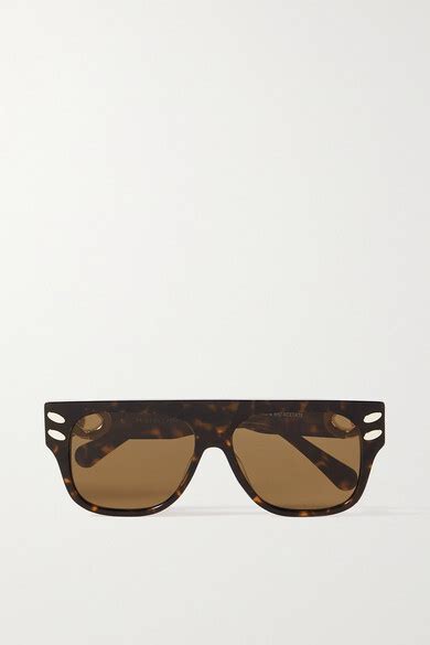 Stella Mccartney The Falabella D Frame Tortoiseshell Acetate Sunglasses Shopstyle