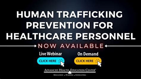 Human Trafficking Prevention Training Course Ahec