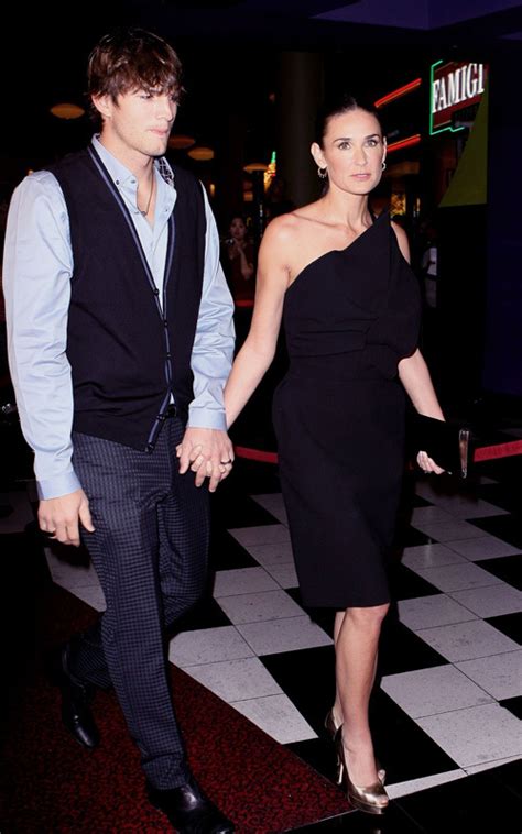 Ashton Kutcher And Demi Moore At The Las Vegas Screening Of Spread
