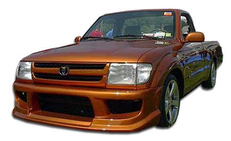 1995 2000 Toyota Tacoma Duraflex Drifter Front Bumper Cover 1 Piece