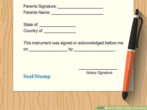 I'm really worried about asking my dad about getting another to to a place with professional piercers!!!! How to Write Letter of Consent: 15 Steps (with Pictures ...