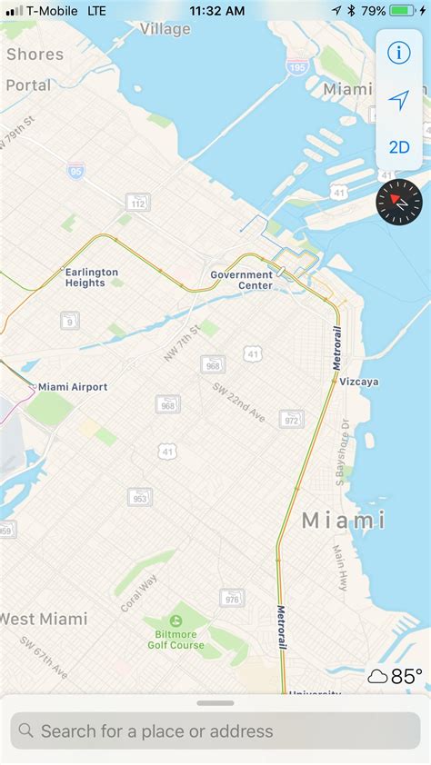 Miami Bus Map