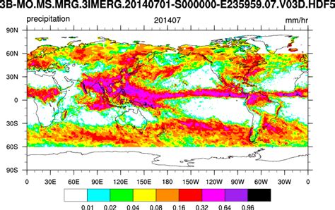 Gpm Global Precipitation Measurement Mission Climate Data Guide