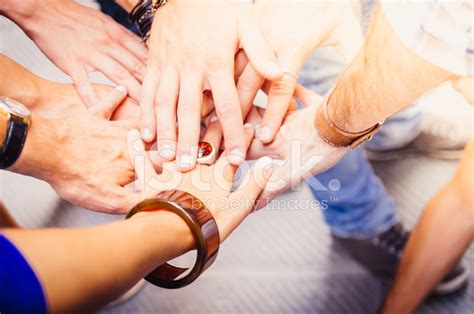 Human Hands Showing Unity Stock Photo Royalty Free Freeimages