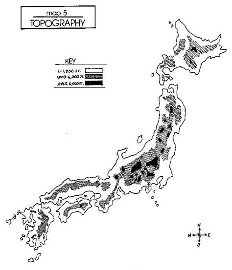 Physical map illustrates the mountains, lowlands, oceans, lakes and rivers and other physical landscape features of japan. Maps of Japan - Japan and Malaysia