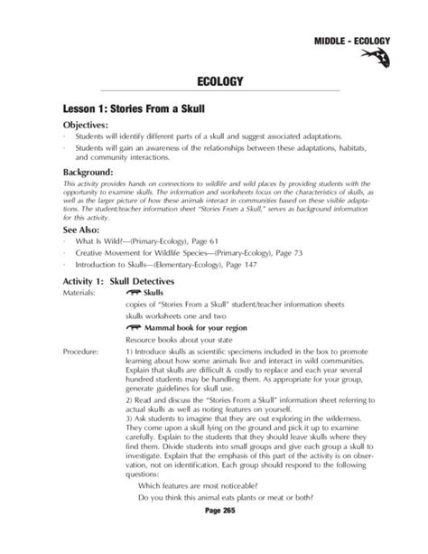 Ecology Lessons Lesson Plan For 7th 12th Grade Lesson Planet
