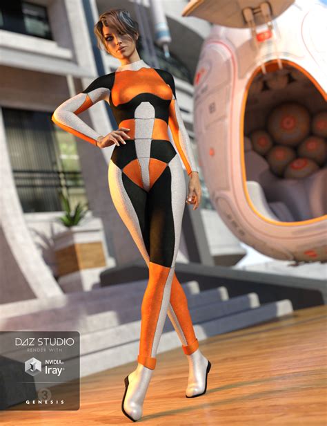 Sci Fi Bodysuit For Genesis 3 Females Daz 3d