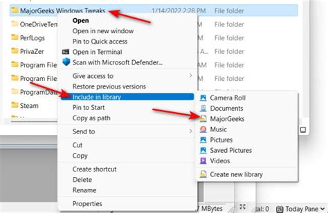 Next Right Click On The New Or Existing Folder You Want To Use And