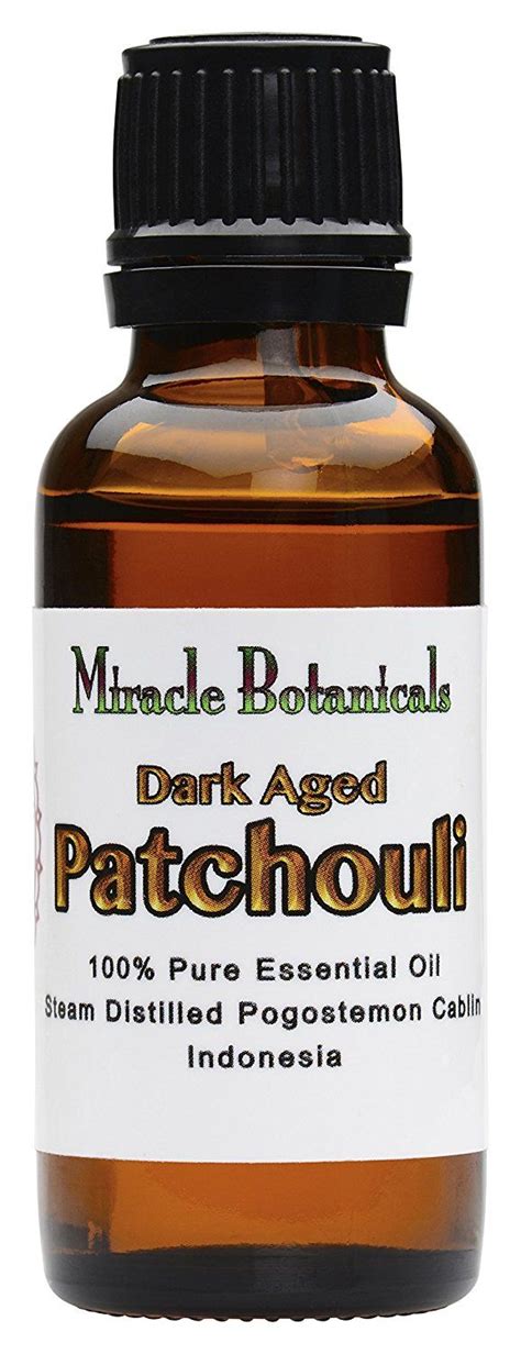 Miracle Botanicals Premium Dark Aged Patchouli Essential Oil 100 Pure Pogostemon Cablin