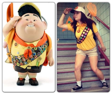 Home Made Halloween Costume Russell From The Cartoon Up Cute